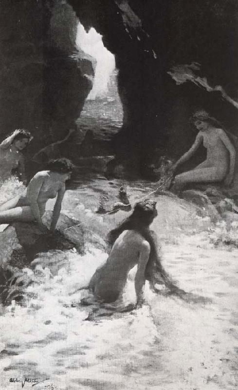 Aby Altson Nymphs in grotto